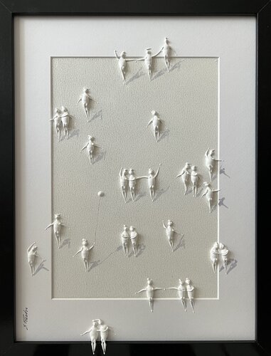 Action. Freedom. Love. EKA♥️PF de Eka Peradze, Pintura a la venta en Singulart