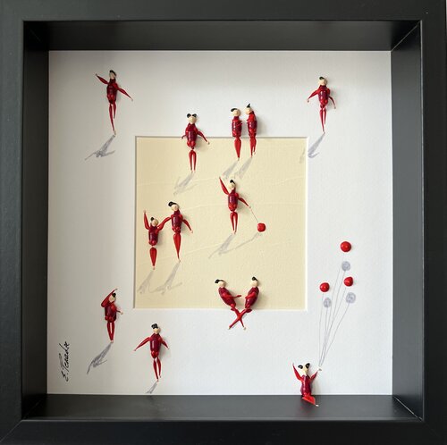 Action. Freedom. Love. EKA♥️Pt de Eka Peradze, Pintura a la venta en Singulart