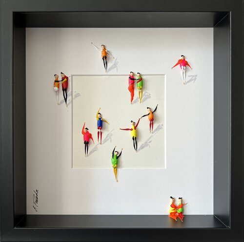 Action. Freedom. Love. EKA♥️Ek7 de Eka Peradze, Pintura a la venta en Singulart