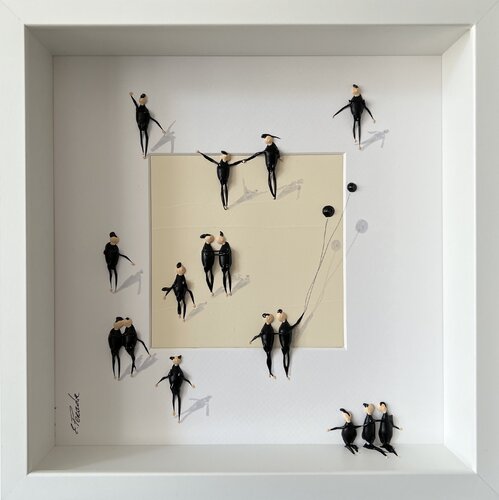 Action. Freedom. Love. EKA♥️Pii de Eka Peradze, Pintura a la venta en Singulart