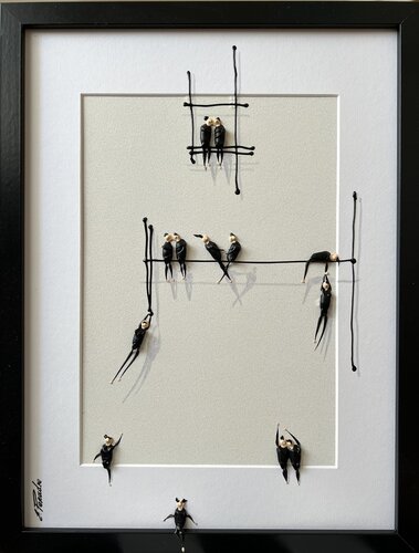 Action. Freedom. Love. EKA♥️PD van Eka Peradze, Schilderij te koop op Singulart