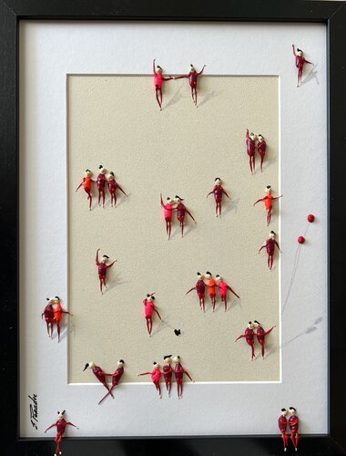 Action. Freedom. Love. EKA♥️PDD van Eka Peradze, Schilderij te koop op Singulart