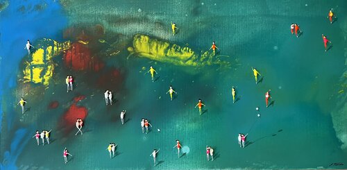 Action.Freedom. Love ❤️ ZZ by Eka Peradze, Painting for Sale on Singulart