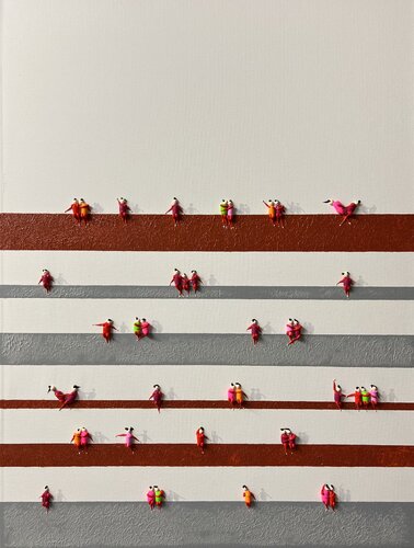 Action.Freedom. Love ❤️ ZZk di Eka Peradze, Pittura in vendita su Singulart