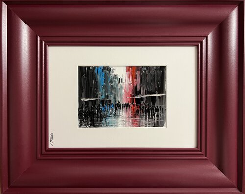 Action.In the city.♥️S di Eka Peradze, Pittura in vendita su Singulart