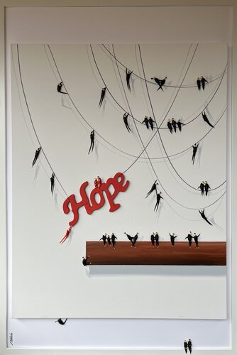 Action.Freedom. Love ❤️ Eka♥️C par Eka Peradze, Peinture en vente sur Singulart