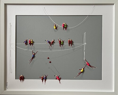 Action. Freedom. Love. EKA♥️. par Eka Peradze, Peinture en vente sur Singulart