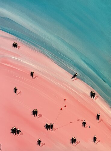 Action, Freedom, Love,Family. par Eka Peradze, Peinture en vente sur Singulart