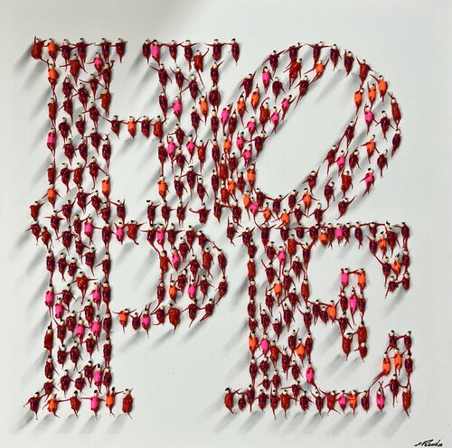 Action. Action.Freiheit.-HOPE par Eka Peradze, Peinture en vente sur Singulart