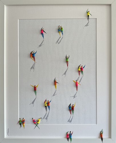 Action. Freedom. Love. EKA♥️P♥️ di Eka Peradze, Pittura in vendita su Singulart