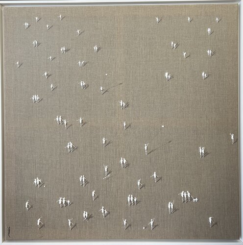 Action.Freedom. Love…..♥️only 2 days par Eka Peradze, Peinture en vente sur Singulart
