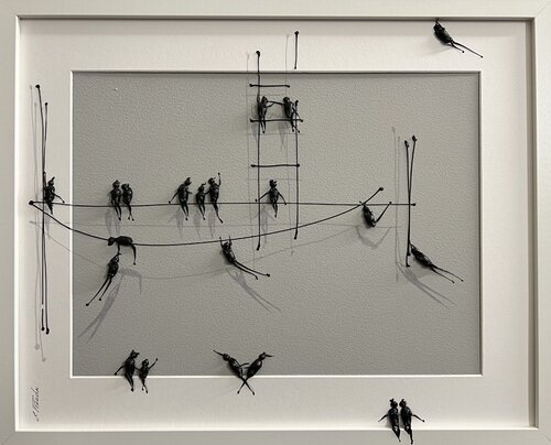 Action. Freedom. Love. EKA♥️.P♥️ par Eka Peradze, Peinture en vente sur Singulart