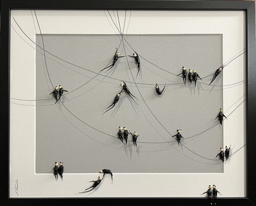 Action. Freedom. Love. EKA♥️.P♥️ par Eka Peradze, Peinture en vente sur Singulart