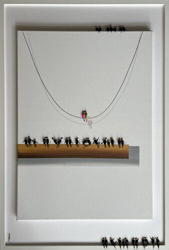 Action-Freiheit -12♥️Eka par Eka Peradze, Peinture en vente sur Singulart