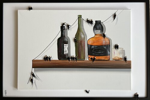 ♥️Action-Freiheit XIIl-12♥️Eka par Eka Peradze, Peinture en vente sur Singulart