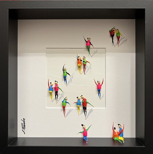 Action. Freedom. Love. EKA♥️.P♥️ par Eka Peradze, Peinture en vente sur Singulart