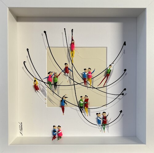 Action. Freedom. Love. EKA♥️.P♥️ di Eka Peradze, Pittura in vendita su Singulart