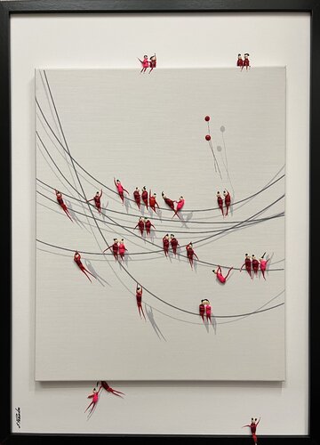 ♥️Action-Freiheit -12♥️Eka de Eka Peradze, Pintura a la venta en Singulart