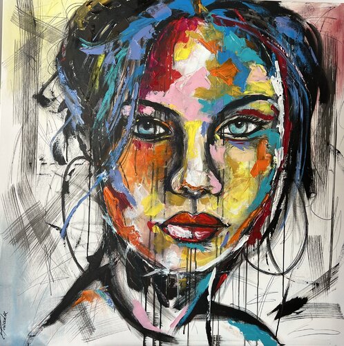 Frau. ♥️♥️ van Eka Peradze, Schilderij te koop op Singulart