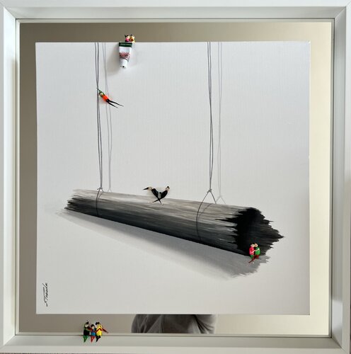 ♥️Action-Freiheit -12♥️Eka de Eka Peradze, Pintura a la venta en Singulart