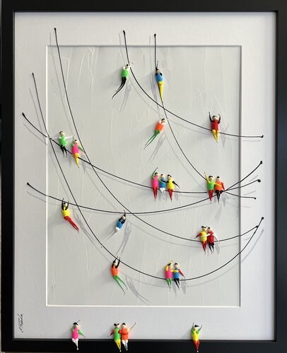 Action. Freedom. Love. EKA♥️.P♥️ par Eka Peradze, Peinture en vente sur Singulart