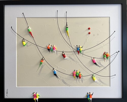 Action. Freedom. Love. EKA♥️.P♥️ par Eka Peradze, Peinture en vente sur Singulart