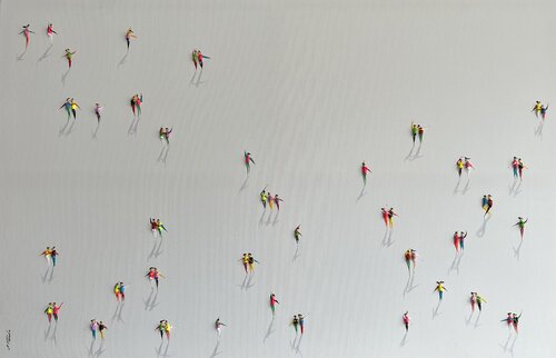♥️Action-Freiheit -12♥️Eka par Eka Peradze, Peinture en vente sur Singulart