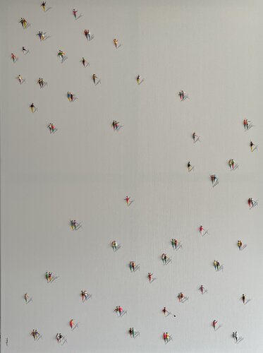 Action.Freedom. Love…..♥️only 2 days par Eka Peradze, Peinture en vente sur Singulart