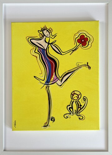 Summer SALE DISCOUNT .Liebe di Eka Peradze, Pittura in vendita su Singulart