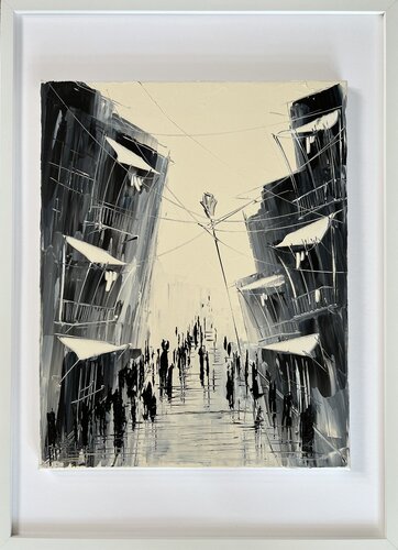 Summer SALE DISCOUNT .In the city di Eka Peradze, Pittura in vendita su Singulart