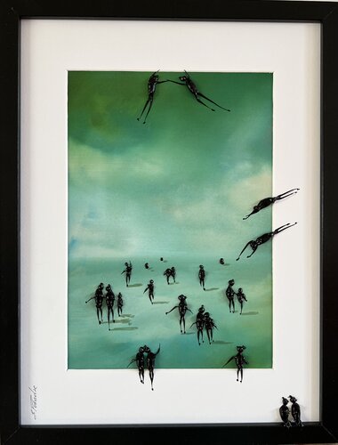 Summer SALE  DISCOUNT. Freedom. par Eka Peradze, Peinture en vente sur Singulart