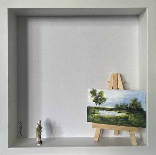 Action. Love,Freedom. van Eka Peradze, Schilderij te koop op Singulart