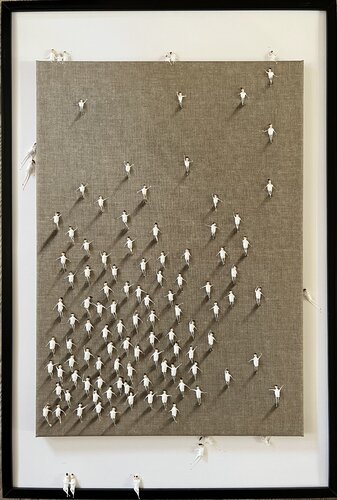 Action.Freedom. Love ❤️.♥️Ek van Eka Peradze, Schilderij te koop op Singulart