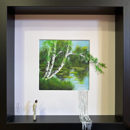 Action. Love,Freedom. van Eka Peradze, Schilderij te koop op Singulart