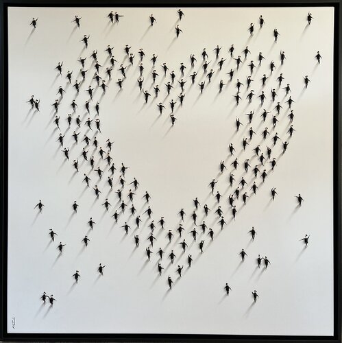 Action.Freedom. Love ❤️.♥️Ek von Eka Peradze, Malerei kaufen auf Singulart