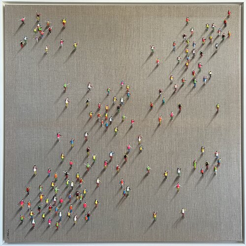 Action.Freedom. Love ❤️.♥️Ek von Eka Peradze, Malerei kaufen auf Singulart