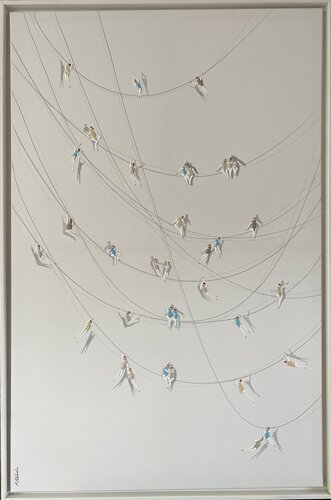Action.Freedom. Love ❤️.♥️Ek von Eka Peradze, Malerei kaufen auf Singulart