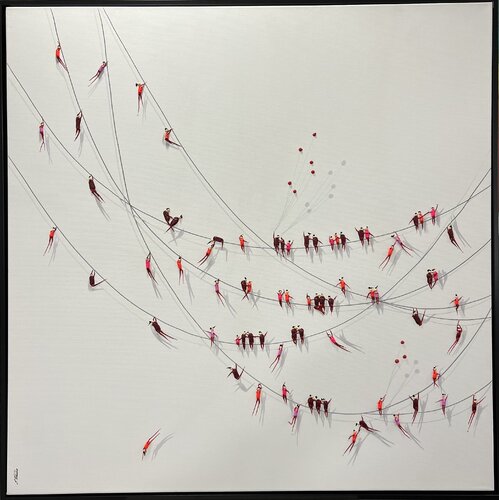 Action.Freedom. Love ❤️.♥️Ek von Eka Peradze, Malerei kaufen auf Singulart