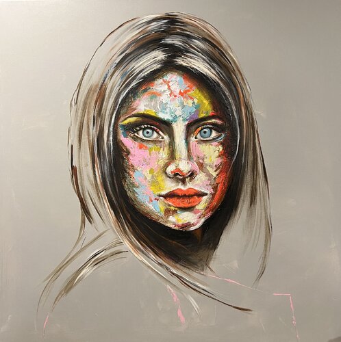 Frau. ♥️ van Eka Peradze, Schilderij te koop op Singulart
