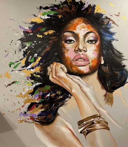 Frau. ♥️ van Eka Peradze, Schilderij te koop op Singulart