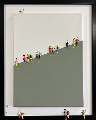 Action.Freedom. Love ❤️.♥️Ek von Eka Peradze, Malerei kaufen auf Singulart
