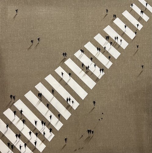 Action.Action.Freedom. par Eka Peradze, Peinture en vente sur Singulart