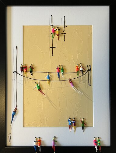 Love. Freedom.eka ♥️ par Eka Peradze, Peinture en vente sur Singulart