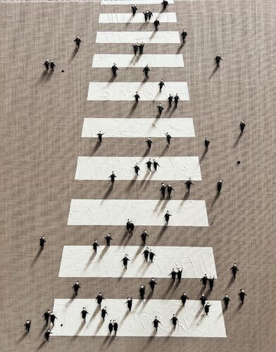 Action.Action.Freedom. par Eka Peradze, Peinture en vente sur Singulart