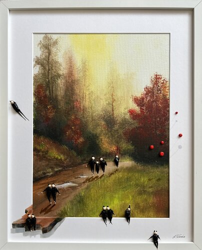 Aktion.Love. Freedom.eka ♥️ par Eka Peradze, Peinture en vente sur Singulart