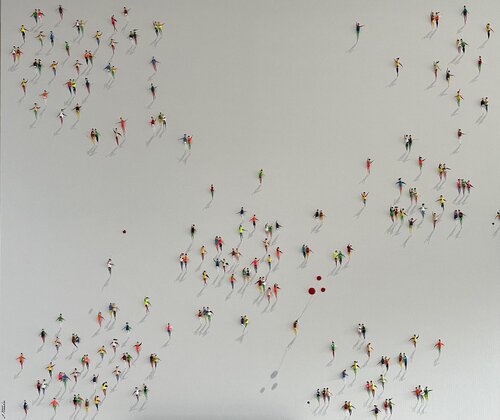 Action.Action.Freedom. par Eka Peradze, Peinture en vente sur Singulart