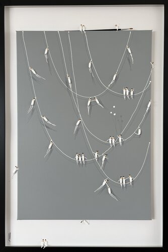 Action.Freedom. Love ❤️.♥️Ek par Eka Peradze, Peinture en vente sur Singulart