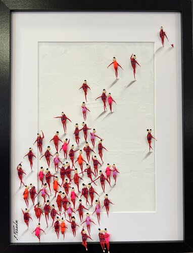 Action.Freedom. Love ❤️.♥️Eka♥️ par Eka Peradze, Peinture en vente sur Singulart