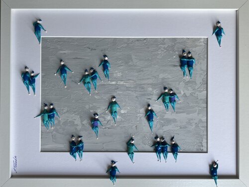 Freedom. Love. Family.♥️ di Eka Peradze, Pittura in vendita su Singulart