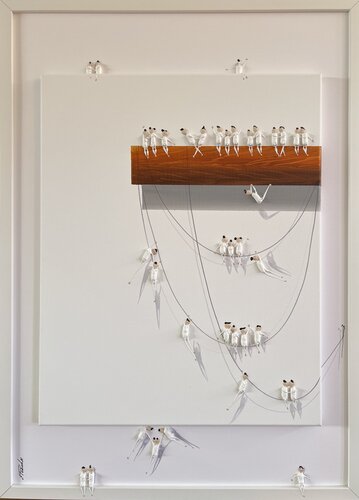 Action.Freedom. Love ❤️.♥️Ek par Eka Peradze, Peinture en vente sur Singulart